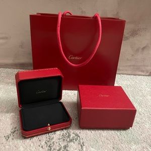 Authentic Cartier Box and Bag